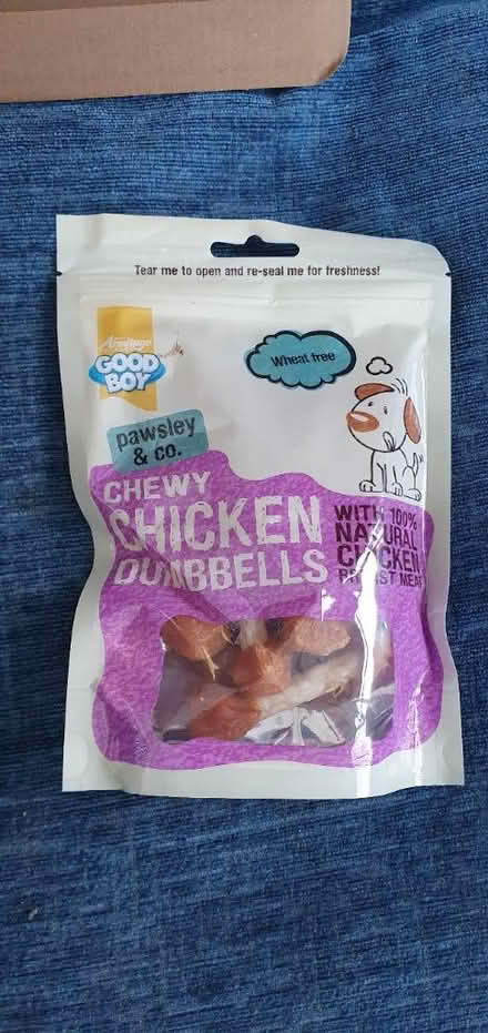Photo of free Dog treats , chicken dumbells (Langley) #2
