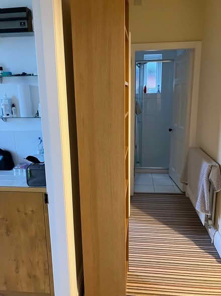 Photo of free tall ikea Billy bookcase oak colour (West Bridgford) #3