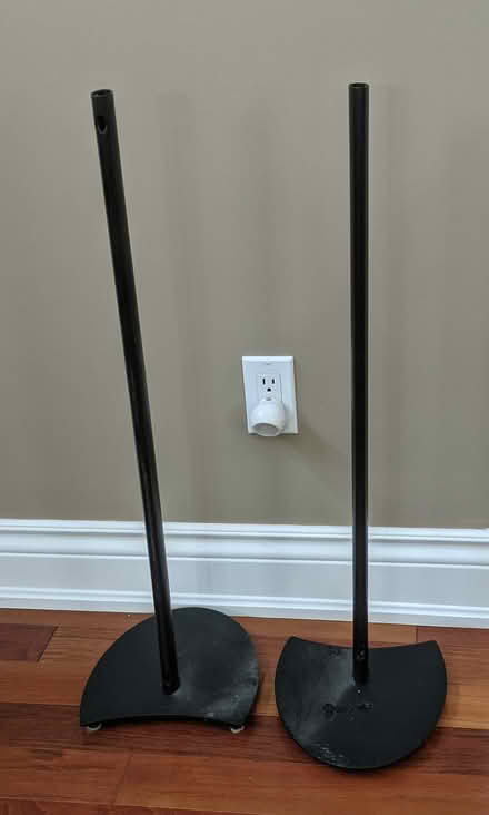Photo of free Speaker stands (SW Oakville (Rebecca/Burloak)) #1