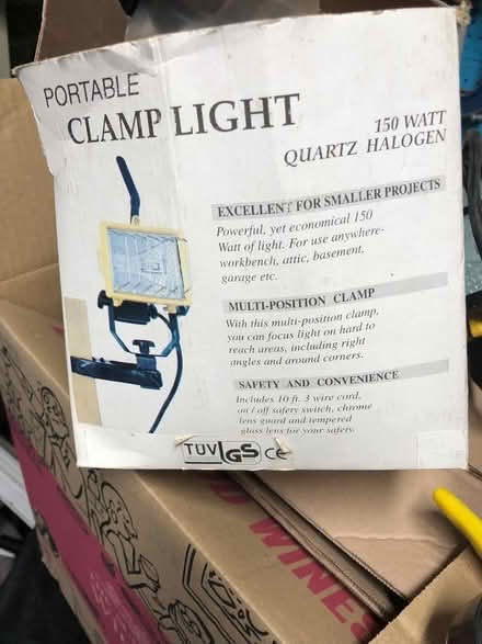 Photo of free Clip on portable work light (Hempstead Valley ME7) #2