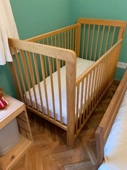 Photo of free John Lewis Eric cot with drop side (Withdean BN1) #1