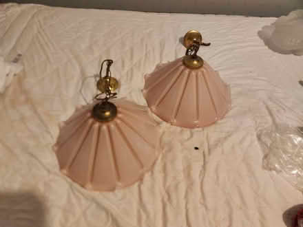 Photo of free Pair of glass light fittings (Twerton) #3