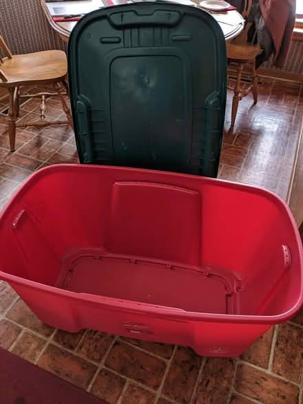 Photo of free Large plastic storage tub (Robbinsdale) #1