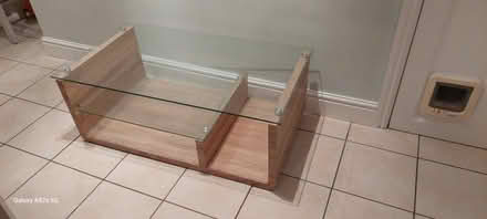 Photo of free Large glass top coffee table (Swinford OX29) #1