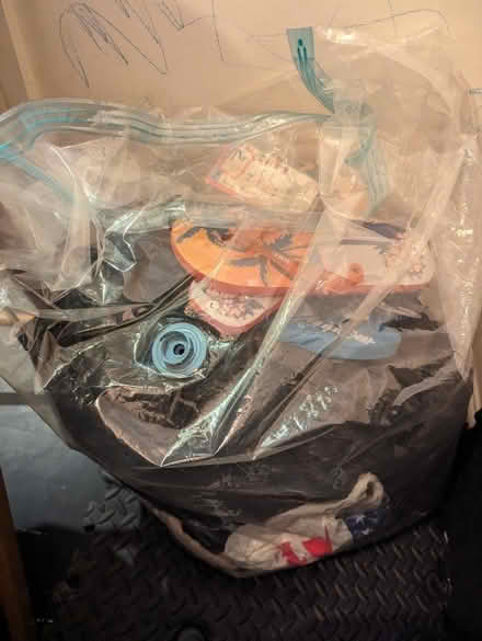 Photo of free Handbags, flipflops size L, mens trousers 34waist (Rowditch DE22) #1