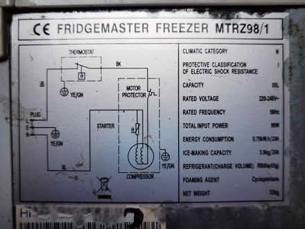 Photo of free freezer (Woodhouse LS6) #3