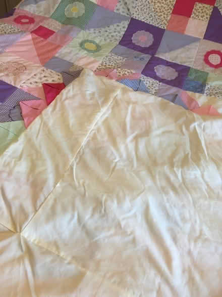 Photo of free Homemade patchwork bedcover (Walbottle NE15) #2