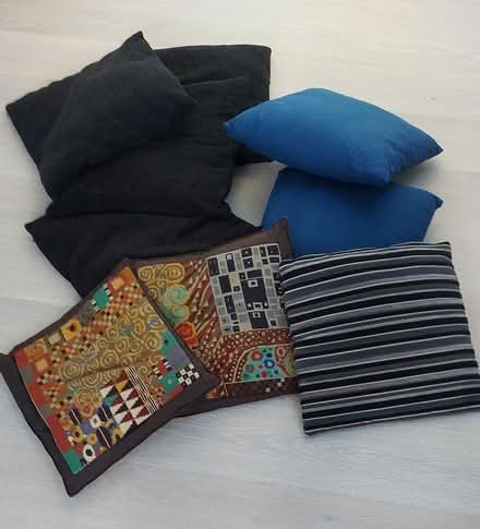 Photo of free 7 sofa/scatter cushions (Berrylands KT5) #1