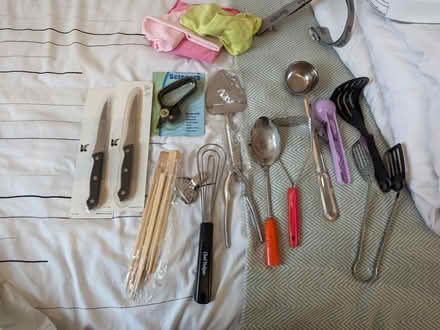 Photo of free Mixed kitchen utensils and cloths (Kennington SE11) #2
