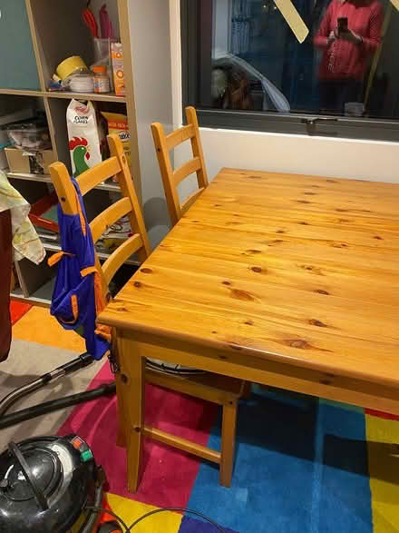 Photo of free Ikea table and four chairs (Lytchett matravers) #2