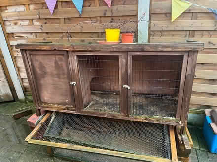 Photo of free Rabbit / guinea pig hutch and run (S7 Sharrow) #2