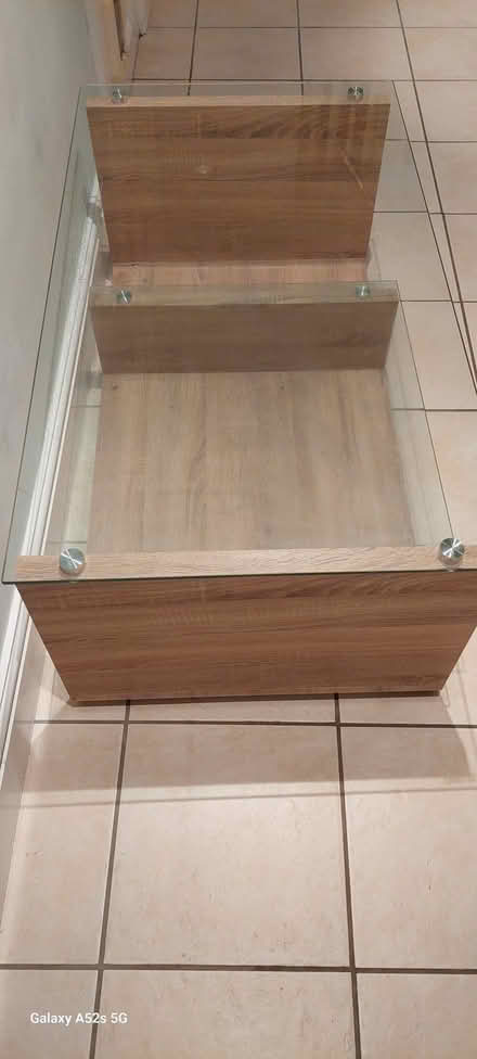 Photo of free Large glass top coffee table (Swinford OX29) #2