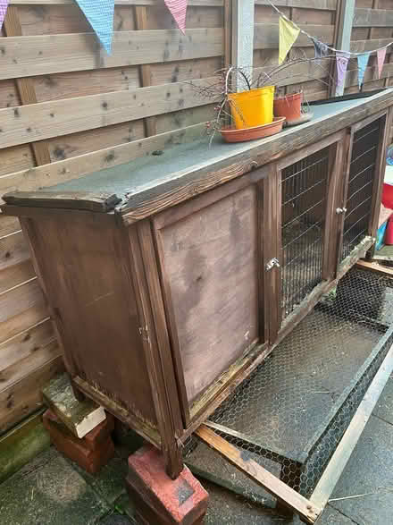 Photo of free Rabbit / guinea pig hutch and run (S7 Sharrow) #1