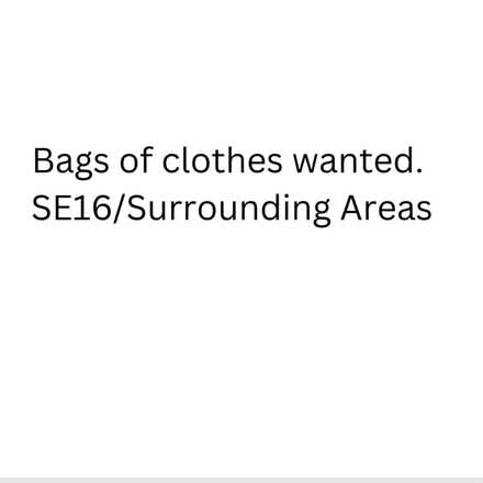 Photo of Bags of clothes (SE16) #1