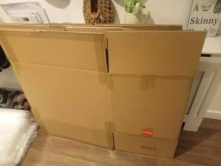 Photo of free 3 large cardboard boxes (Shoreham Beach BN43) #1