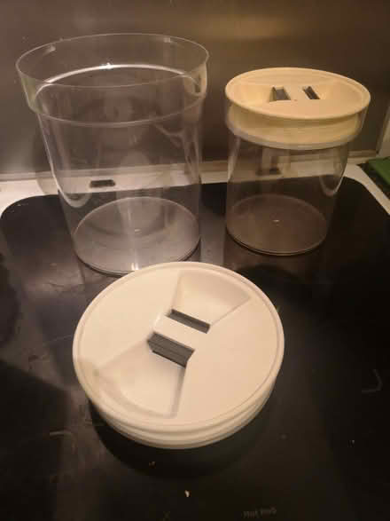 Photo of free Plastic jars (Woodley RG5) #1