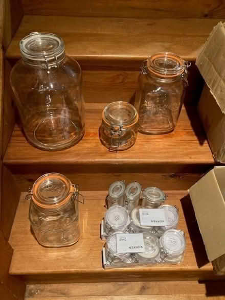 Photo of free Large selection of glass jars (Stathe TA7) #1