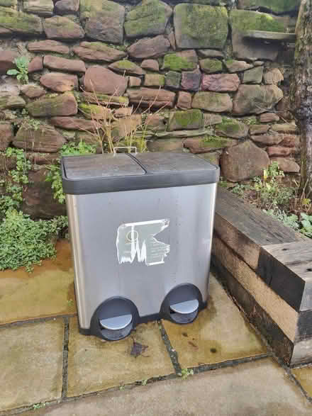 Photo of free Stainless Steel 2 Compartment Bin (New Brighton, CH45) #1