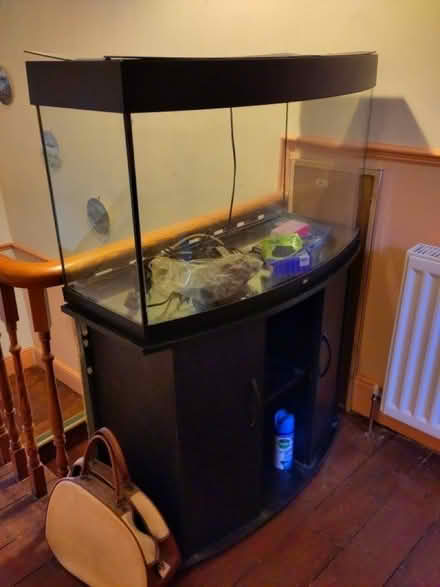 Photo of free Fish tank and cabinet (Middleton in Teesdale DL12) #1