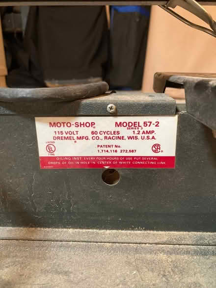 Photo of free Dremel Scroll Saw model 57-2 (South Evanston) #2