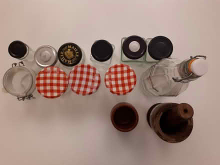 Photo of free Glass jars, pestle & mortar etc (South Tottenham N15) #3