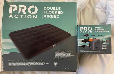 Photo of free Double Air Mattress and Pump (London W9) #1