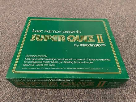Photo of free Super Quiz II game (Hunt Club Park) #1