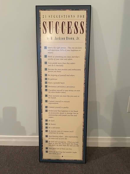 Photo of free ‘Success’ wall decoration (Hunt Club Park) #1