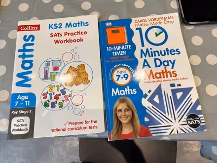 Photo of free Two unmarked maths practice books (Hampstead, mw3) #1