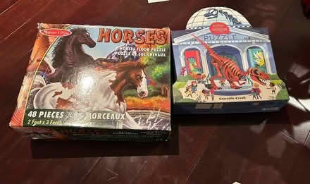 Photo of free Two kids jig saw puzzles (Beaconhill South) #1