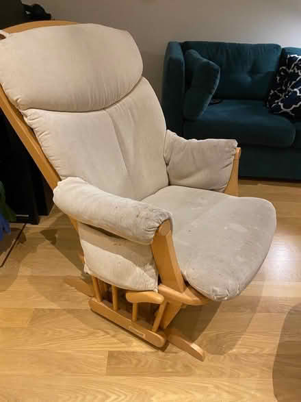 Photo of free Rocking chair with sliding stool (Earls Court SW5) #2