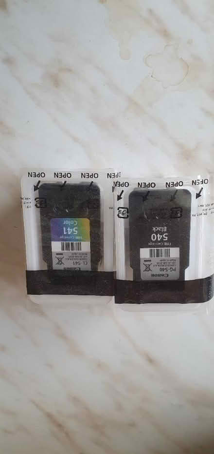 Photo of free Canon 540 Ink (Black n Colour) (Cupar, KY15) #1