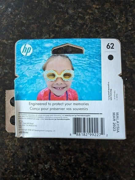 Photo of free HP62 black ink cartridge (Rockville MD 20850) #2