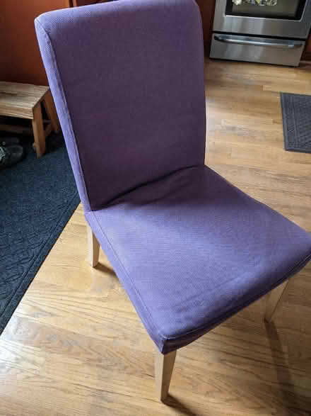Photo of free 3 IKEA Dining Chairs w/Xtra cover (Takoma DC) #1