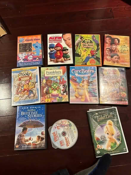 Photo of free Set of kids DVDs (Wiggles, Pooh,etc (Beaconhill South) #1