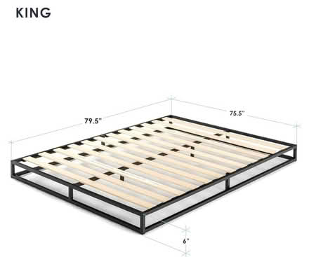 Photo of free King Platform Bedframe (New Hope) #1