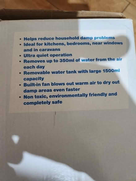 Photo of free Small portable electric dehumidifer (GU14) #3