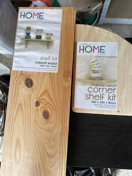 Photo of free 2x Natural wood shelf kit (Bishopstown) #1