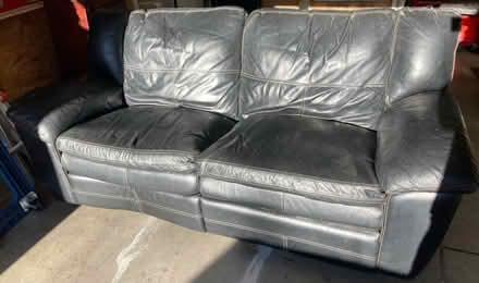 Photo of free Leather couch with recliners (136th Ave. and I 25) #1