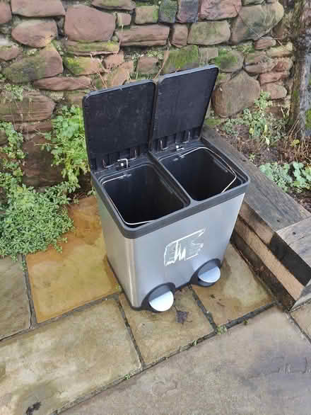 Photo of free Stainless Steel 2 Compartment Bin (New Brighton, CH45) #2