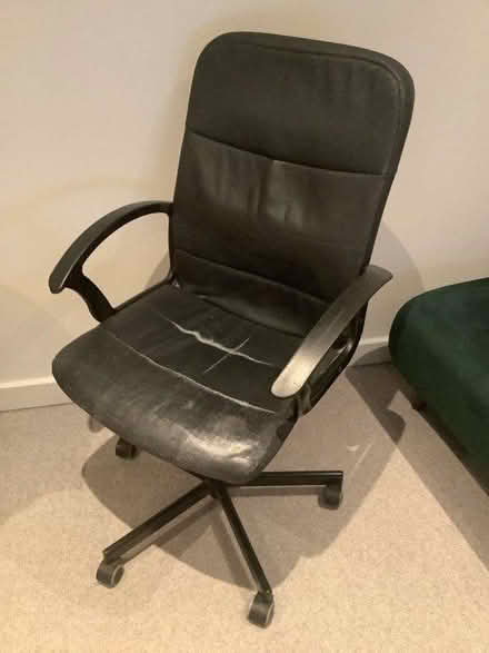 Photo of free Black IKEA desk chair (Wimbledon SW19) #1