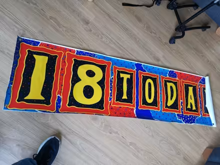 Photo of free Birthday banner (G21 balornock) #1