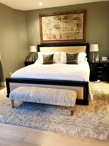 Photo of free King size bed frame - no mattress (Oceanside airport 76 & Benet)