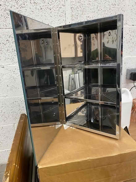 Photo of free Corner bathroom cabinet (Woodford IG8) #3
