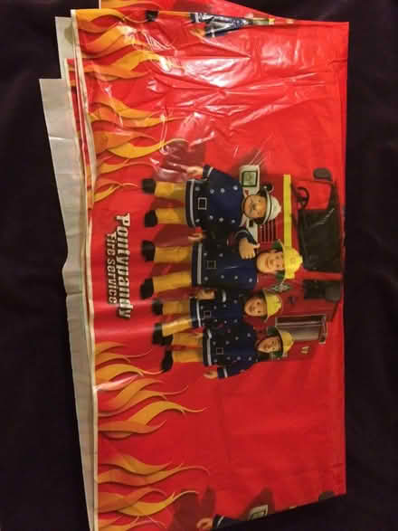 Photo of free Fireman Sam Table Cover (Mytchett. GU16) #1
