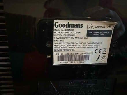Photo of free Goodmans 15” TV (SE16 Rotherhithe) #4