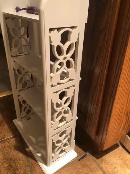 Photo of free White wooden shelves (Eagle Hill, Redwood City) #1