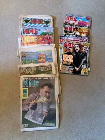 Photo of free Old Christmas editions of New Musical Express (Stathe TA7) #1