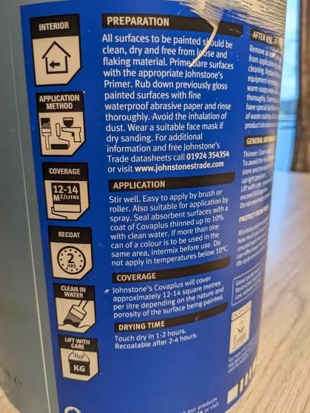 Photo of free White mat emulsion (Fulwood S10) #2