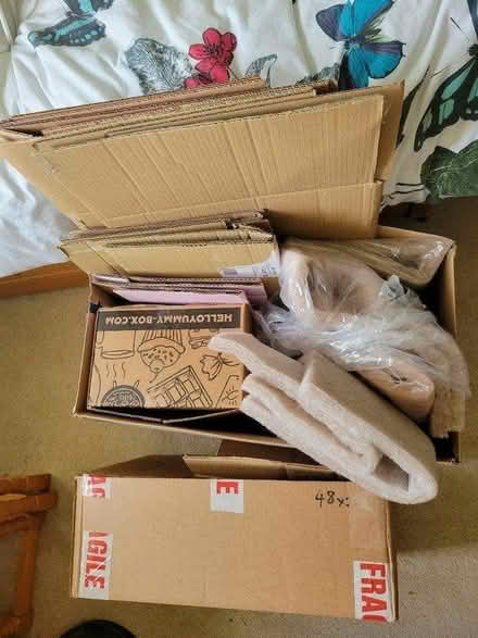 Photo of free Moving boxes + padding (BS7) #1